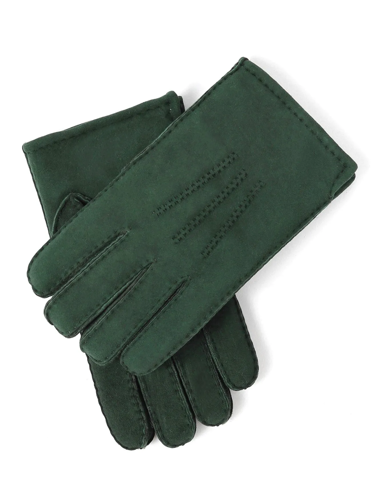 YISEVEN Men's Shearling Sheepskin Leather Gloves (Mitten)