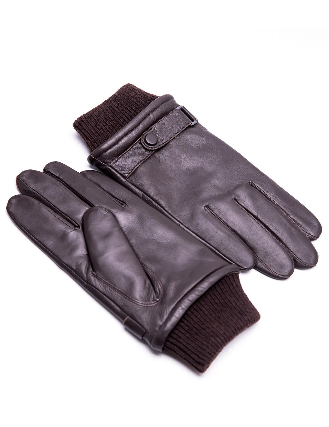 YISEVEN Men's Touchscreen Sheepskin Leather Gloves