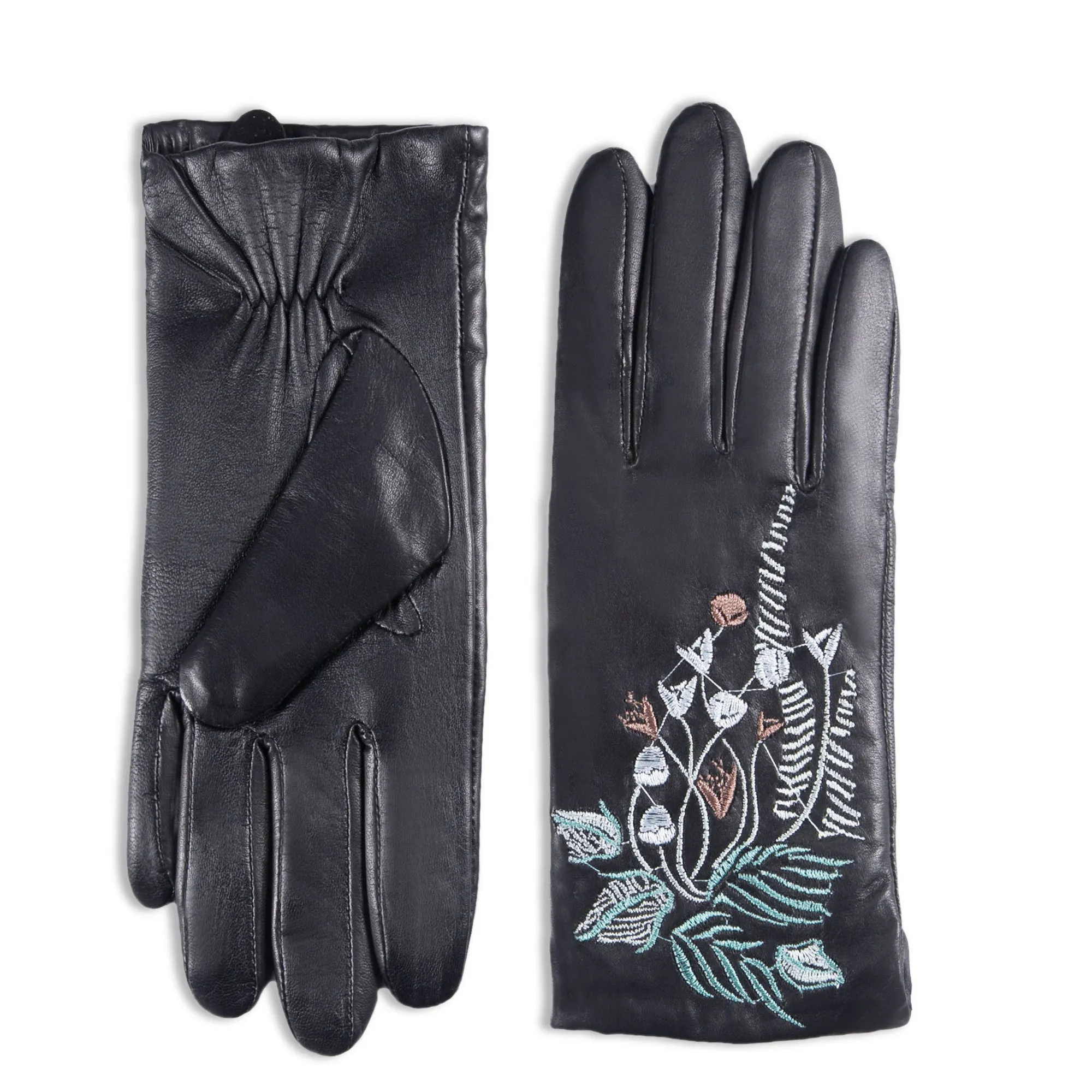 YISEVEN Women’s Touchscreen Sheepskin Leather Gloves