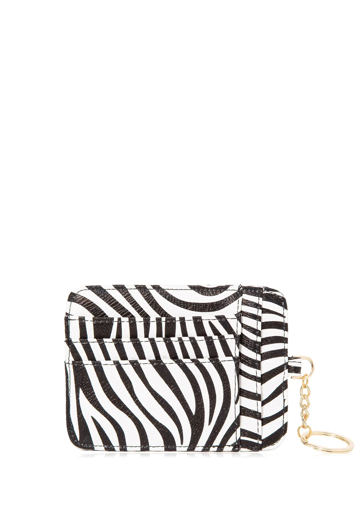 Zebra Printed Card Holder