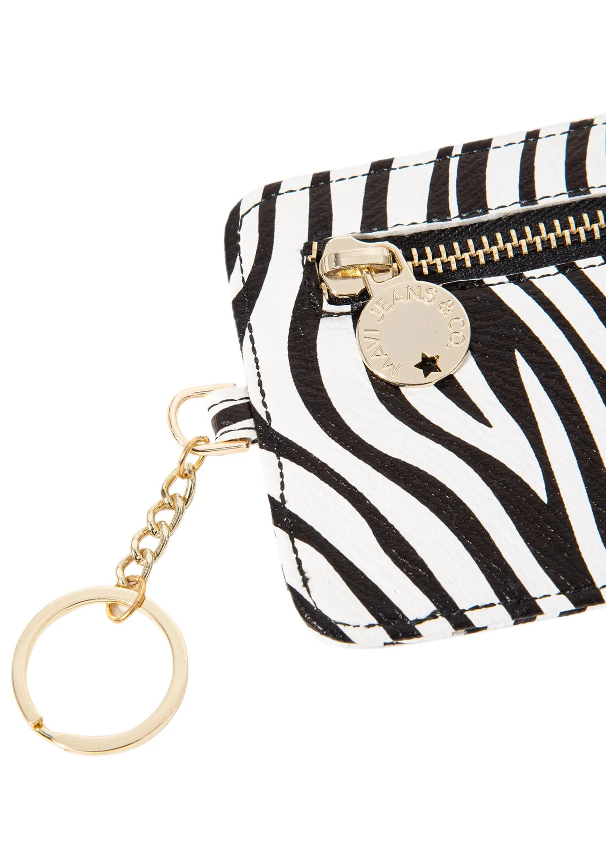 Zebra Printed Card Holder