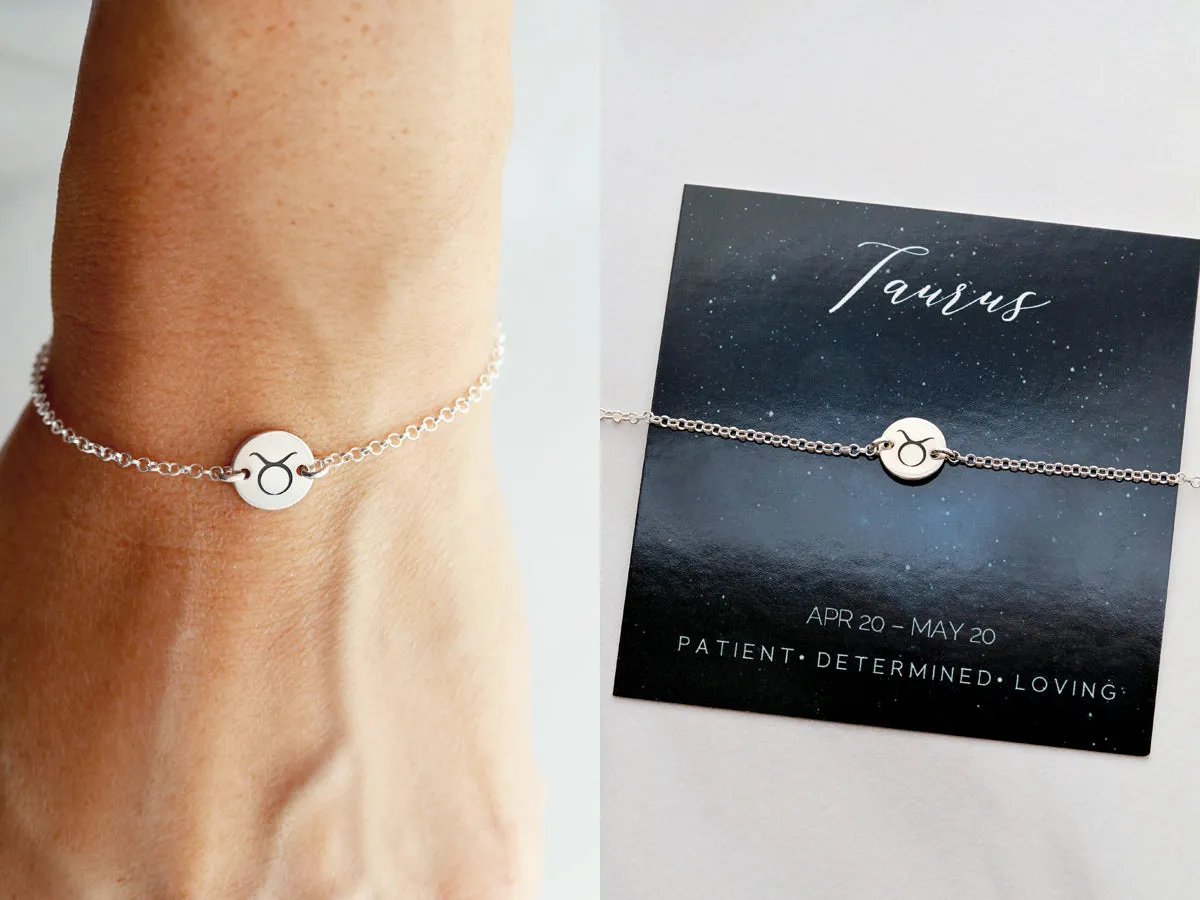 Zodiac Disc Bracelet