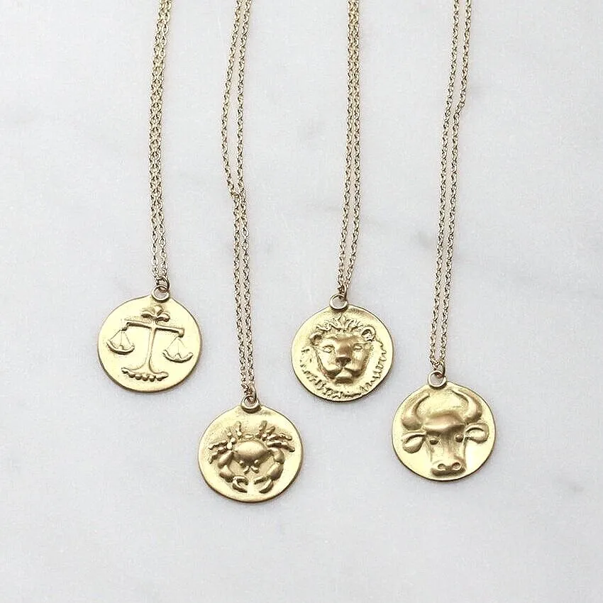 Zodiac Pendant Necklaces