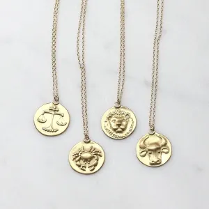 Zodiac Pendant Necklaces